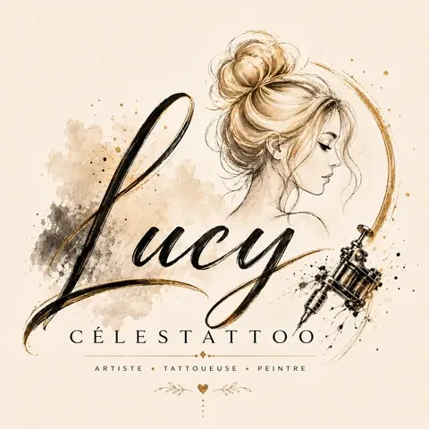 Logo Célestattoo — Lucy Dubois, artiste tatoueuse